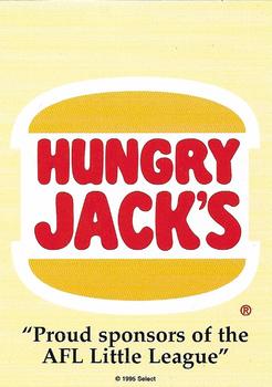 1995 Hungry Jack's #NNO Roger Merrett Back